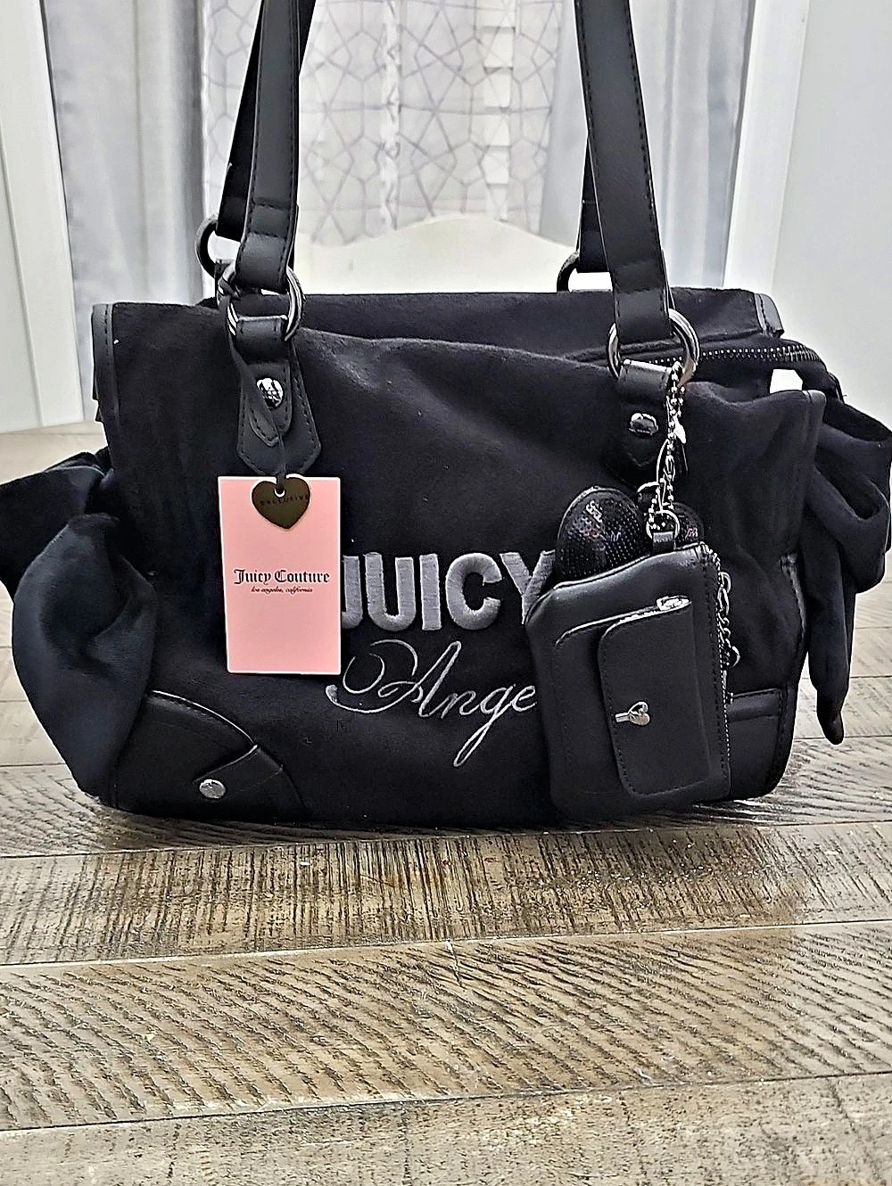 Juicy Couture Juicy Angel Tote in Black NWT